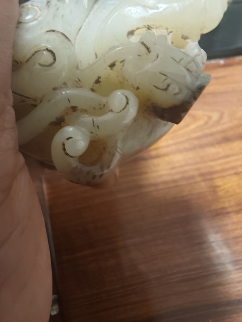 古玩玉器仿古玉劍首真品鑒賞圖