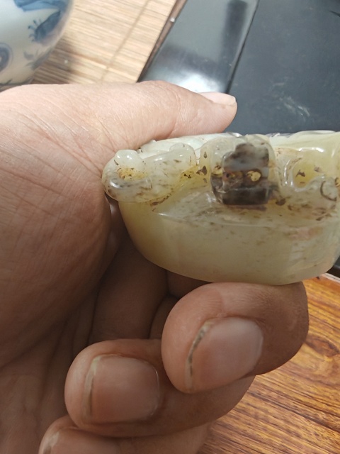 古玩玉器仿古玉劍首真品鑒賞圖