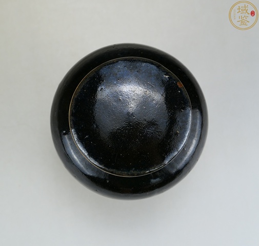 古玩陶瓷定窯系黑釉蓋罐真品鑒賞圖