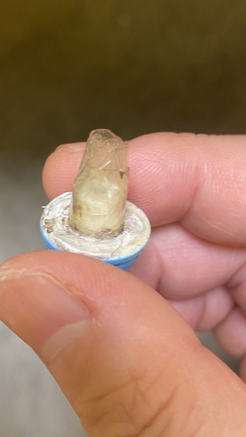 古玩陶瓷藍釉鼻煙壺真品鑒賞圖