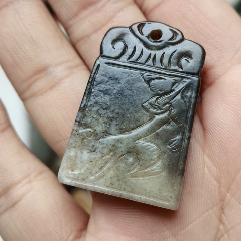 古玩玉器古玉牌真品鑒賞圖