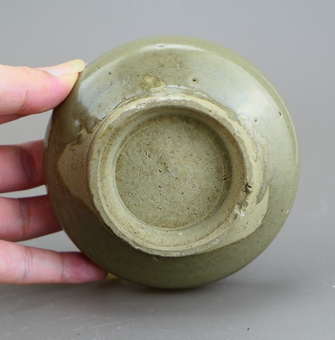 古玩陶瓷龍泉青瓷杯和托真品鑒賞圖