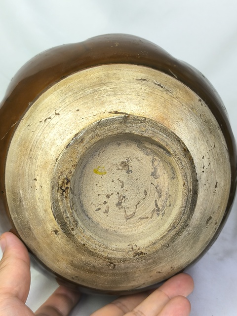 古玩陶瓷金元時期紫金釉瓜棱罐真品鑒賞圖