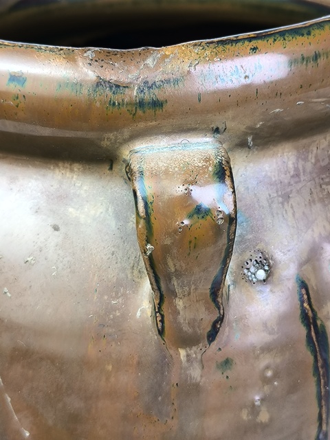 古玩陶瓷金元時期紫金釉瓜棱罐真品鑒賞圖