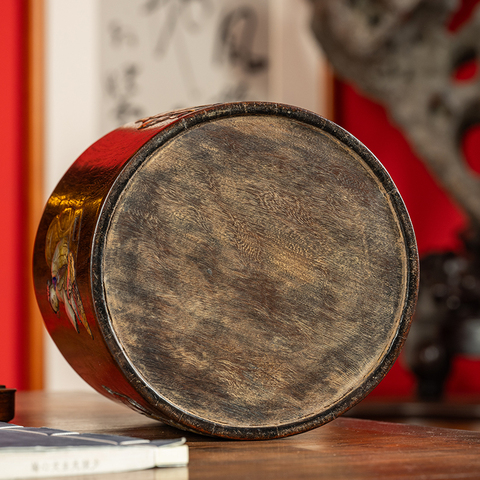 古玩雜項嵌螺鈿筆筒真品鑒賞圖