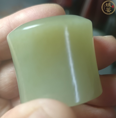 古玩玉器扳指真品鑒賞圖