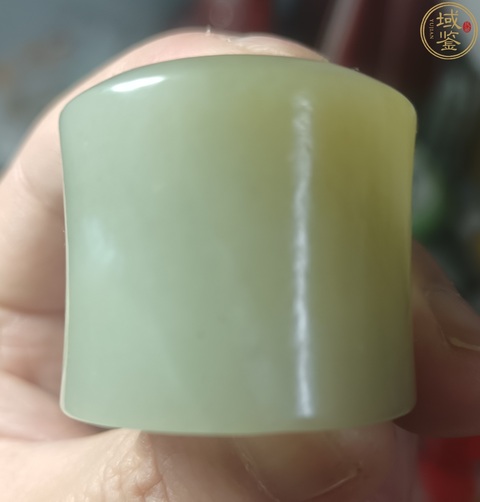 古玩玉器扳指真品鑒賞圖