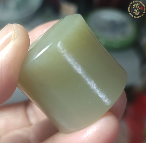 古玩玉器扳指真品鑒賞圖