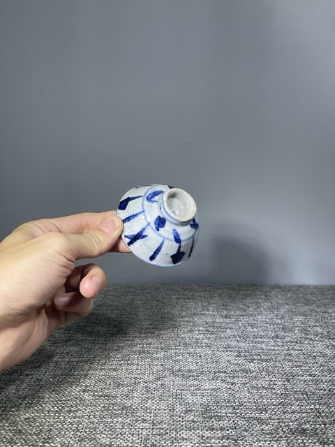 古玩陶瓷清中晚.青花花卉紋茶杯拍賣(mài),當(dāng)前價(jià)格0元