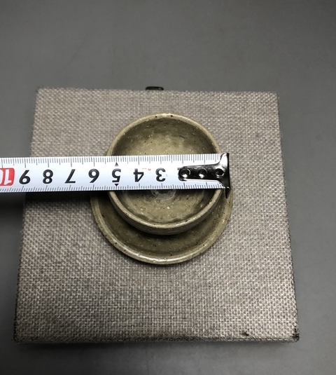 古玩陶瓷【北宋】越窯青釉連托盞【館藏級藏品】拍賣,當前價格0元