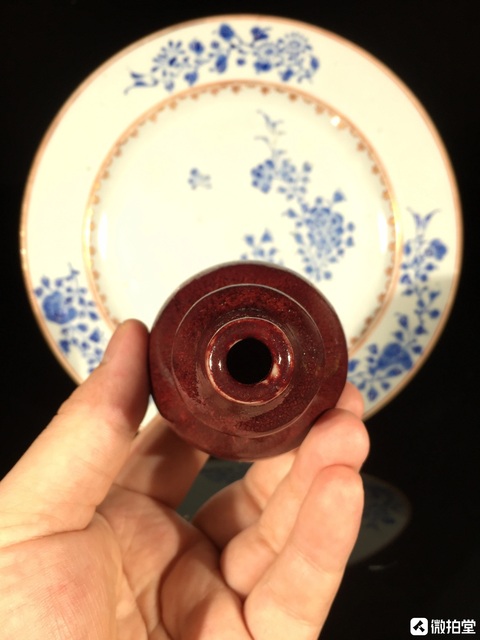 古玩陶瓷清晚期鈞紅釉小葫蘆瓶拍賣,當前價格2500元