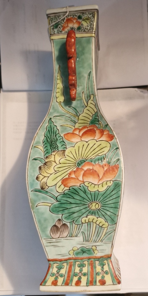 古玩陶瓷粉彩瓶真品鑒賞圖
