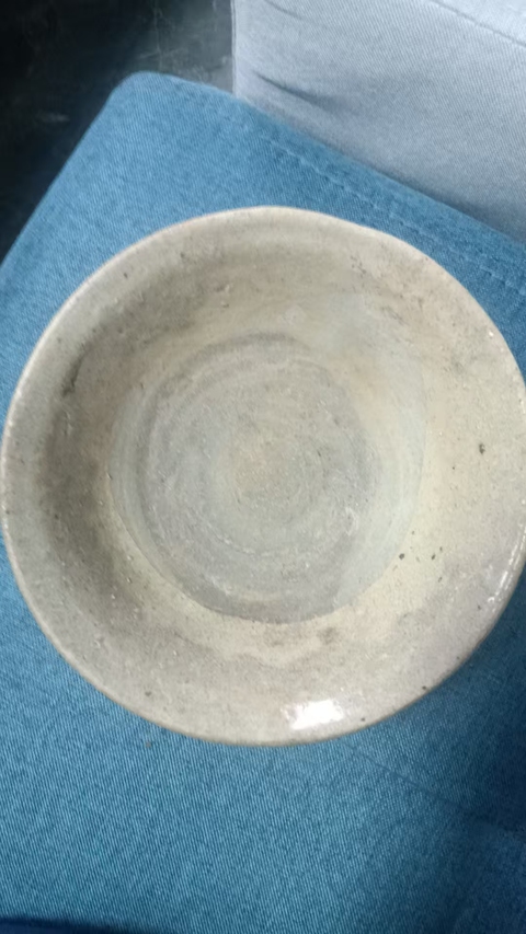 古玩陶瓷 龍泉窯系青釉澀圈圈足疊燒工藝碗真品鑒賞圖