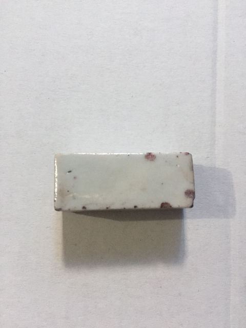 古玩陶瓷白釉瓷印章真品鑒賞圖