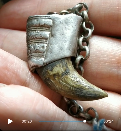 古玩雜項摸金掛飾真品鑒賞圖