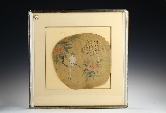 古玩陶瓷清末民初·劉曜東 花鳥(niǎo)真品鑒賞圖