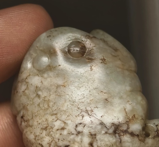 古玩玉器仿古做舊玉蟾真品鑒賞圖