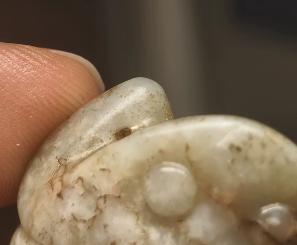 古玩玉器仿古做舊玉蟾真品鑒賞圖