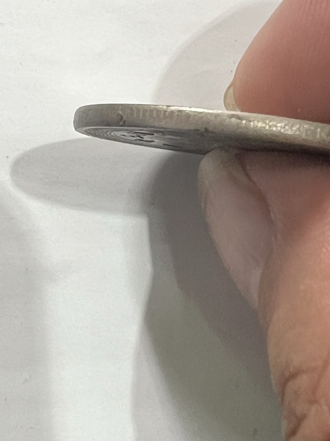 古玩錢幣孫像半圓真品鑒賞圖
