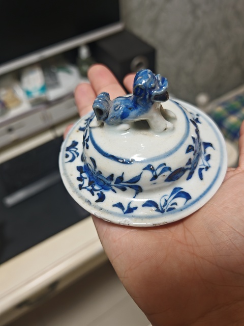 古玩陶瓷青花人物故事紋雞腿瓶真品鑒賞圖