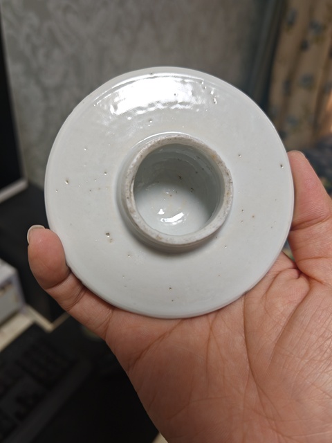 古玩陶瓷青花人物故事紋雞腿瓶真品鑒賞圖