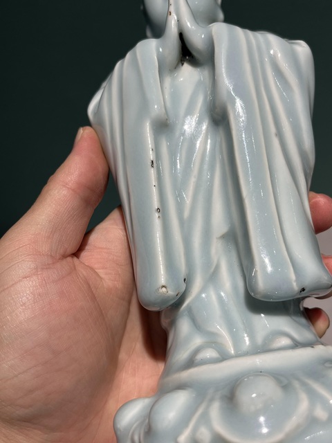 古玩陶瓷粉青釉阿難像拍賣(mài),當(dāng)前價(jià)格15888元