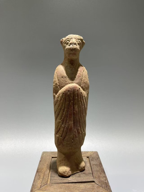 古玩陶瓷唐·生肖猴俑 真品鑒賞圖