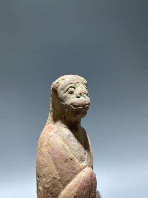 古玩陶瓷唐·生肖猴俑 真品鑒賞圖