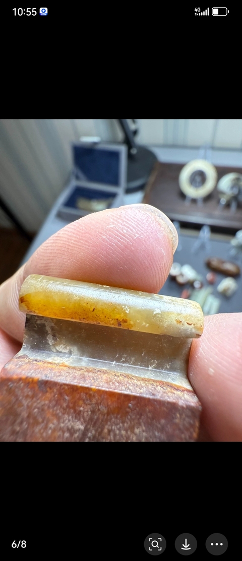 古玩玉器玉劍璏真品鑒賞圖
