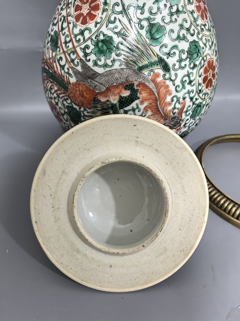 古玩陶瓷五彩將軍罐真品鑒賞圖