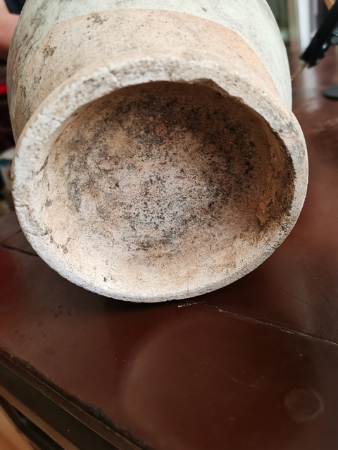 古玩陶瓷青白釉貼塑人物鳥紋塔式罐真品鑒賞圖