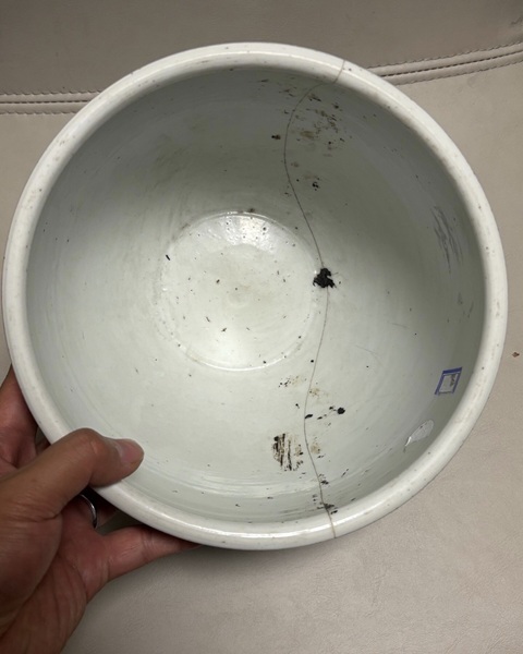 古玩陶瓷清乾隆 青花纏枝蓮紋缸真品鑒賞圖