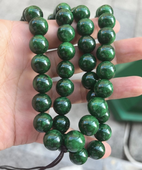 古玩玉器翡翠珠鏈真品鑒賞圖