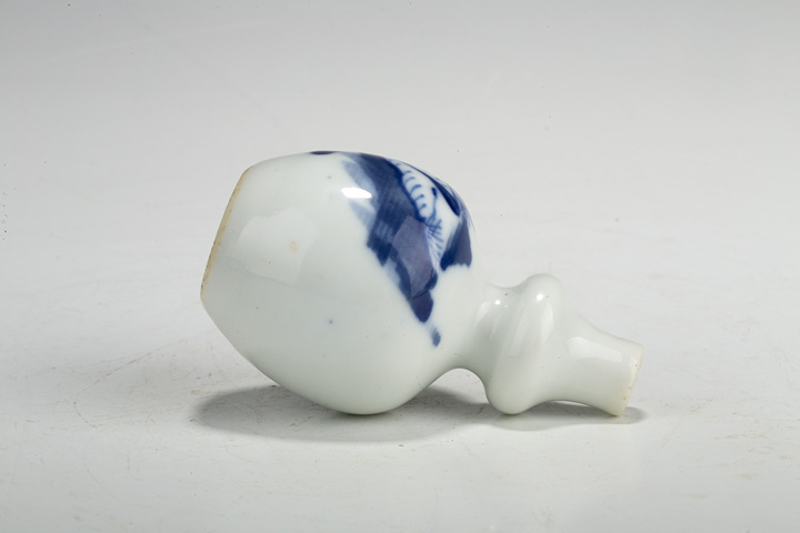 古玩陶瓷清晚·青花山水樓閣紋小葫蘆瓶
拍賣，當前價格0元
