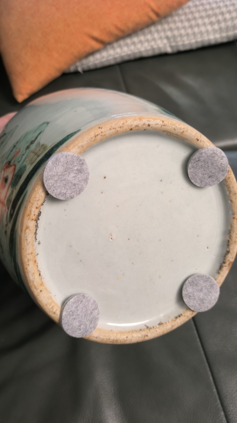 古玩陶瓷粉彩八仙人物冬瓜罐真品鑒賞圖
