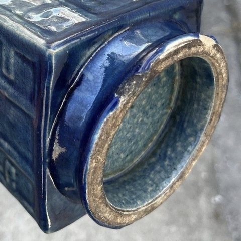 古玩陶瓷琮式瓶真品鑒賞圖