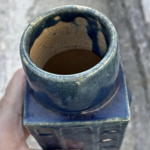 古玩陶瓷琮式瓶真品鑒賞圖