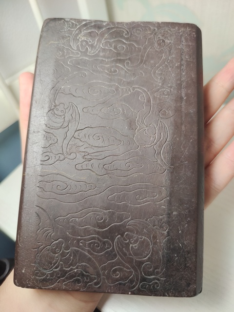 古玩雜項麒麟硯真品鑒賞圖