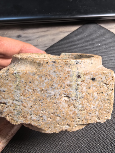 古玩玉器石頭玉琮真品鑒賞圖