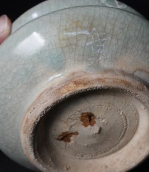 古玩陶瓷明代影青香爐真品鑒賞圖