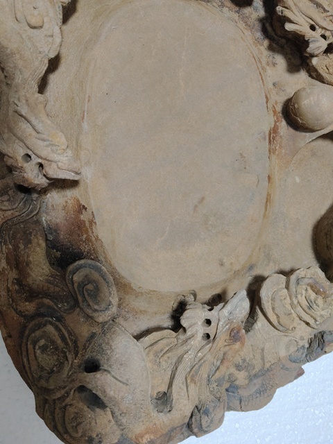 古玩雜項(xiàng)云龍紋硯真品鑒賞圖