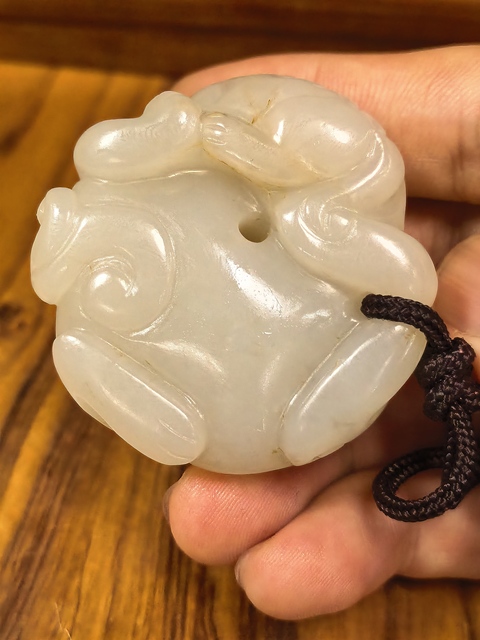 古玩玉器太獅少獅真品鑒賞圖