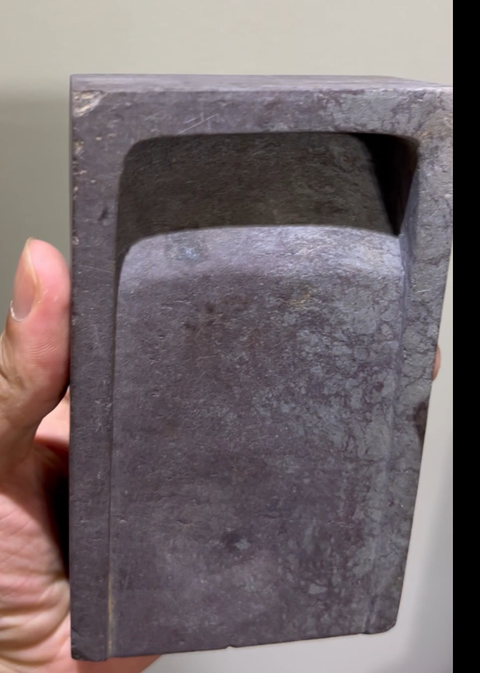古玩雜項抄手硯真品鑒賞圖