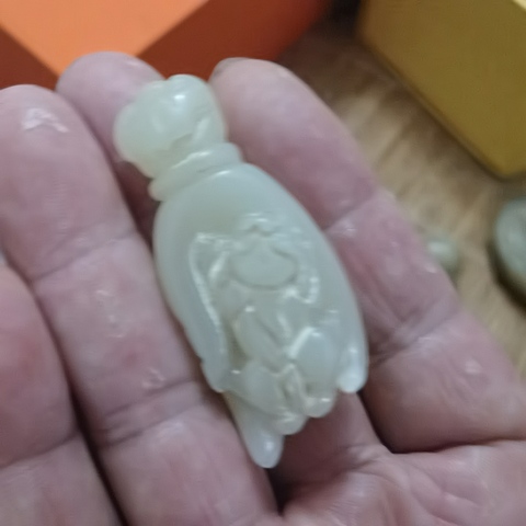 古玩玉器和田玉雕把件真品鑒賞圖