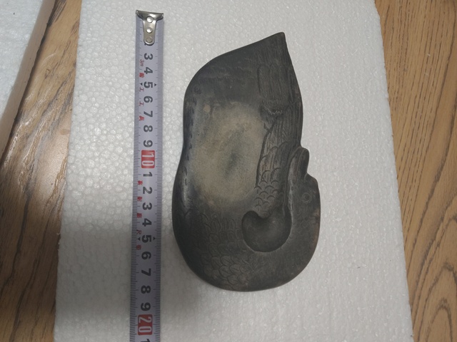古玩雜項鵝硯真品鑒賞圖