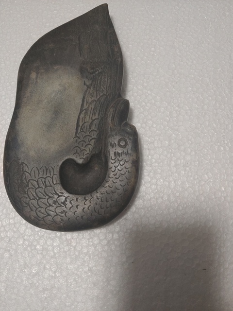 古玩雜項鵝硯真品鑒賞圖