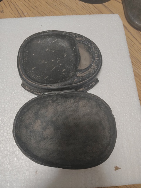 古玩雜項澄泥硯真品鑒賞圖