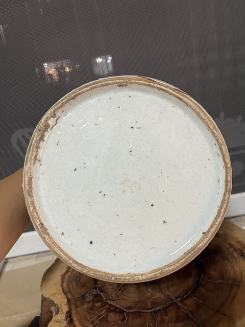 古玩陶瓷粉彩麒麟送子圖罐拍賣,當前價格3388元