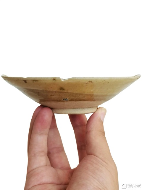 古玩陶瓷長沙窯彩繪碗真品鑒賞圖