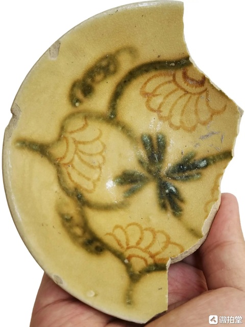 古玩陶瓷長沙窯彩繪碗真品鑒賞圖